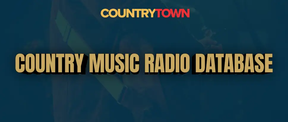 Country Music Radio Database Banner