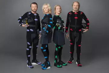 ABBA in the 'Voyage' suits