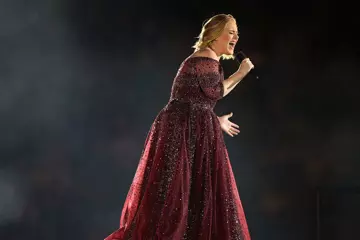 Adele at Etihad Stadium. Pic: Graham Denholm/Getty Images