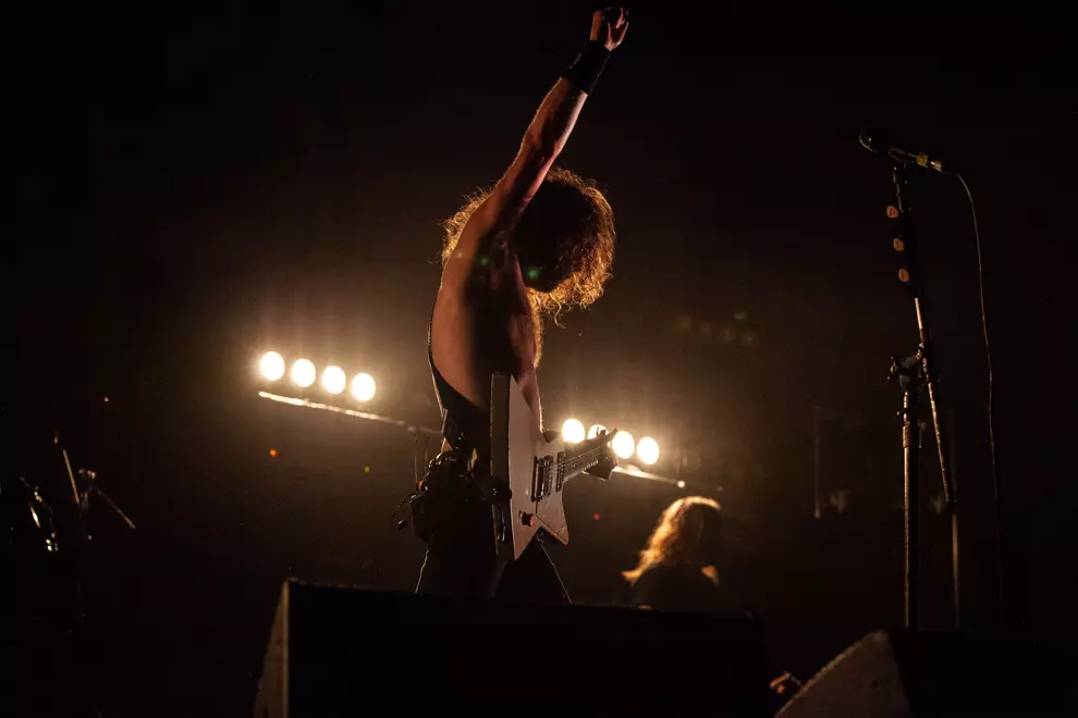 Airbourne @ Rod Laver Arena. Photos by Kikki MacLeod.