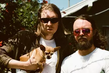 (L-R) Alex Cameron, Roy Molloy. Pic by Cara Robbins.