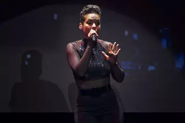 Alicia Keys. Pic by Peter Sharp.