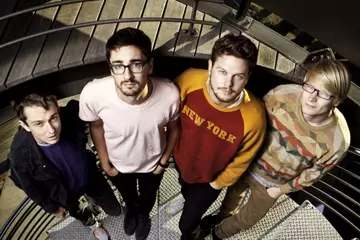 Alt-J - Gwil Sainsbury on the far right. Pic by Nick Manuell