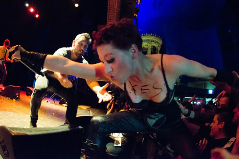 Amanda Palmer & The Grand Theft Orchestra. Pic by Andrew Briscoe.