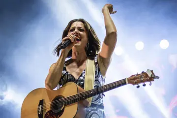 Amber Lawrence performing live