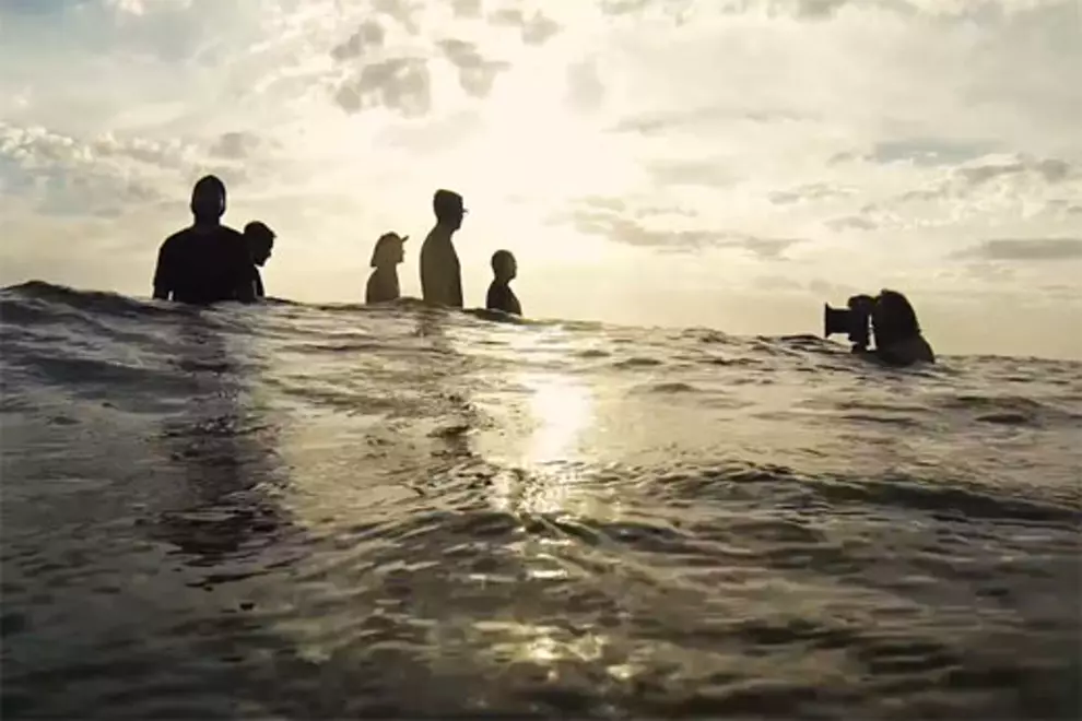 The Amity Affliction being photographed by Kane Hibberd for the new album