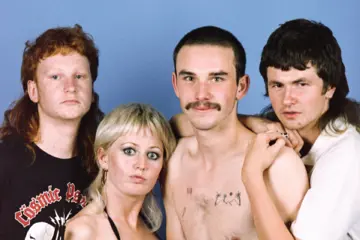 Amyl And The Sniffers' 'Giddy Up/Big Attraction' EP Cover