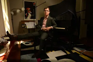 Ben Folds at a piano