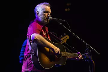 Billy Bragg. Pic by Peter Sharp.