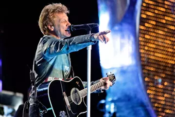Bon Jovi in Sydney. His world tour grossed almost $260 million last year. Pic by Josh Groom