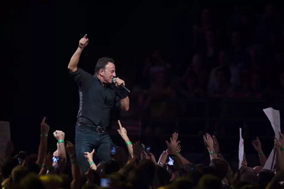 Bruce Springsteen in Melbourne last year. Pic by Kane Hibberd