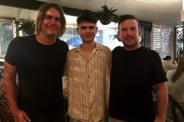 Left to right: Regan Lethbridge, Budjerah Slabb, David Morgan