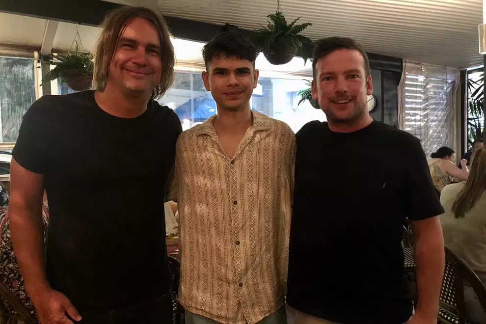 Left to right: Regan Lethbridge, Budjerah Slabb, David Morgan