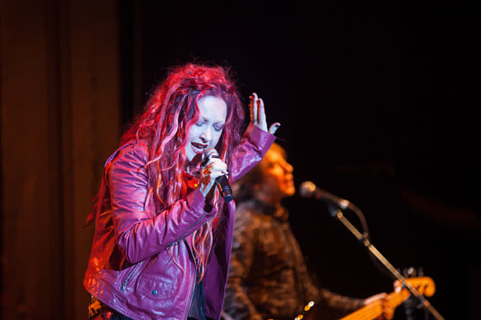 Cyndi Lauper. Pic by Clare Hawley.
