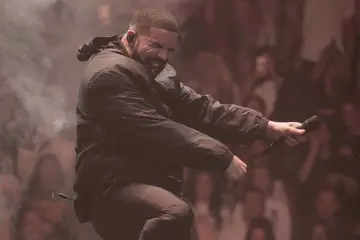 Drake performing in Sydney