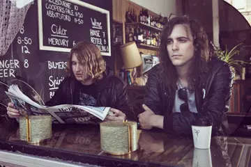 DZ Deathrays. Probably thinking about the naughty girl.