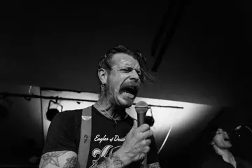 Eagles Of Death Metal's Jesse Hughes. Photo by Joshua Braybrook