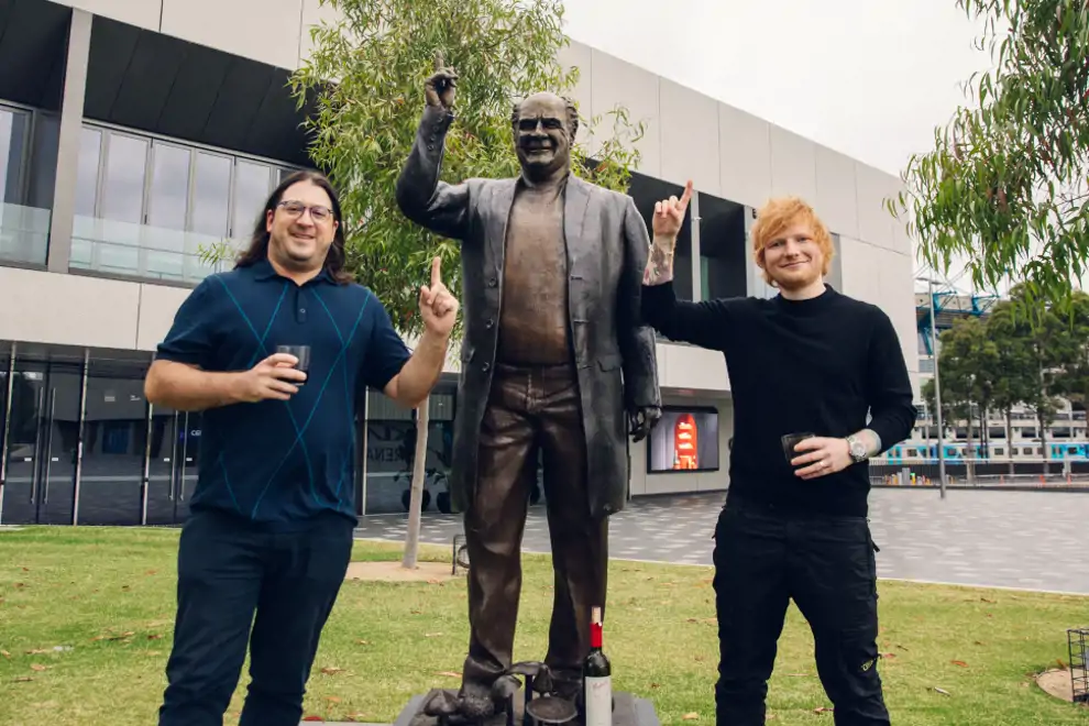 Matt Gudinski & Ed Sheeran