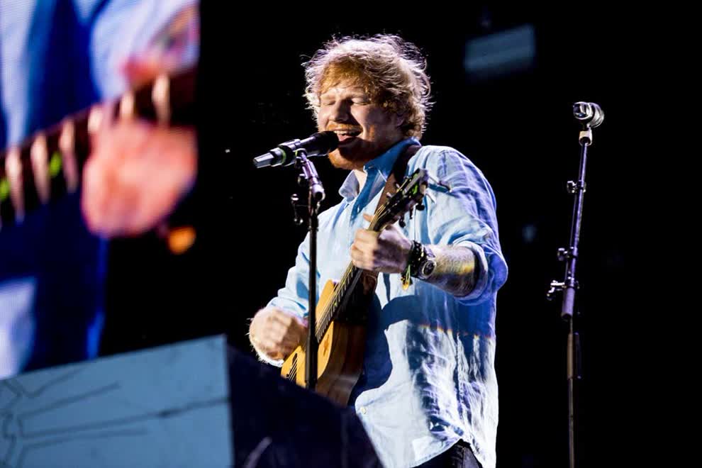 Ed Sheeran. Pic by Lucinda Goodwin