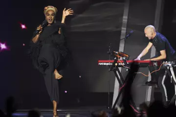 Electric Fields during their 'Eurovision - Australia Decides' performance