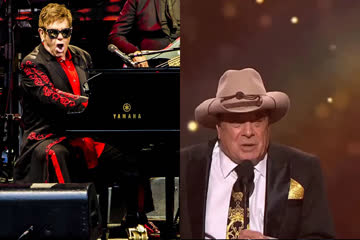 Molly Meldrum Bares His Bum At Elton John Concert