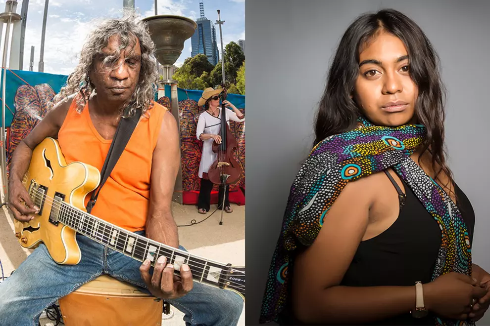 Bart Willoughby (pic by Nick Harrison) + Emily Wurramara