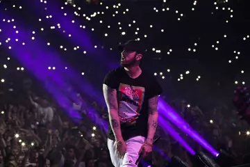 Eminem in Perth this week. Pic by Jeremy Deputat