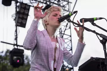 Emma Louise playing in Sydney earlier this year. Pic by Peter Sharp