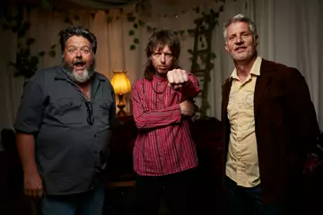 Kempton (left) with Even