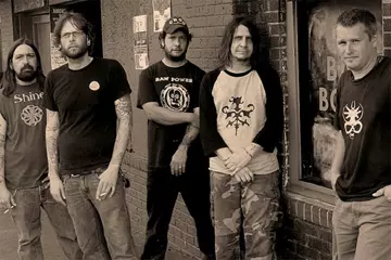 Eyehategod with Joey LaCaze (far right)