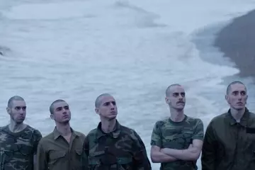 Fat White Family. Saul Adamczewski (second from right)