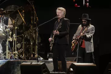 Neil Finn @ Qudos Bank Arena. Photo by Josh Groom.