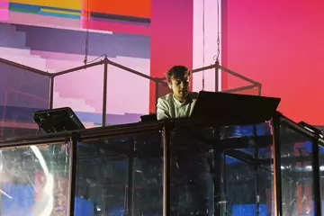 Flume @ Adelaide Entertainment Centre. Pic by Sirichai Srichalalai