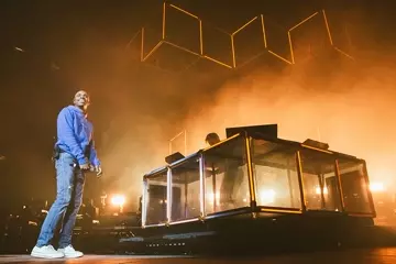 Flume and Vince Staples. Photos by Brandon Ward