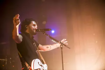 Gang Of Youths at The Forum in Melbourne. Pic by Lucinda Goodwin.