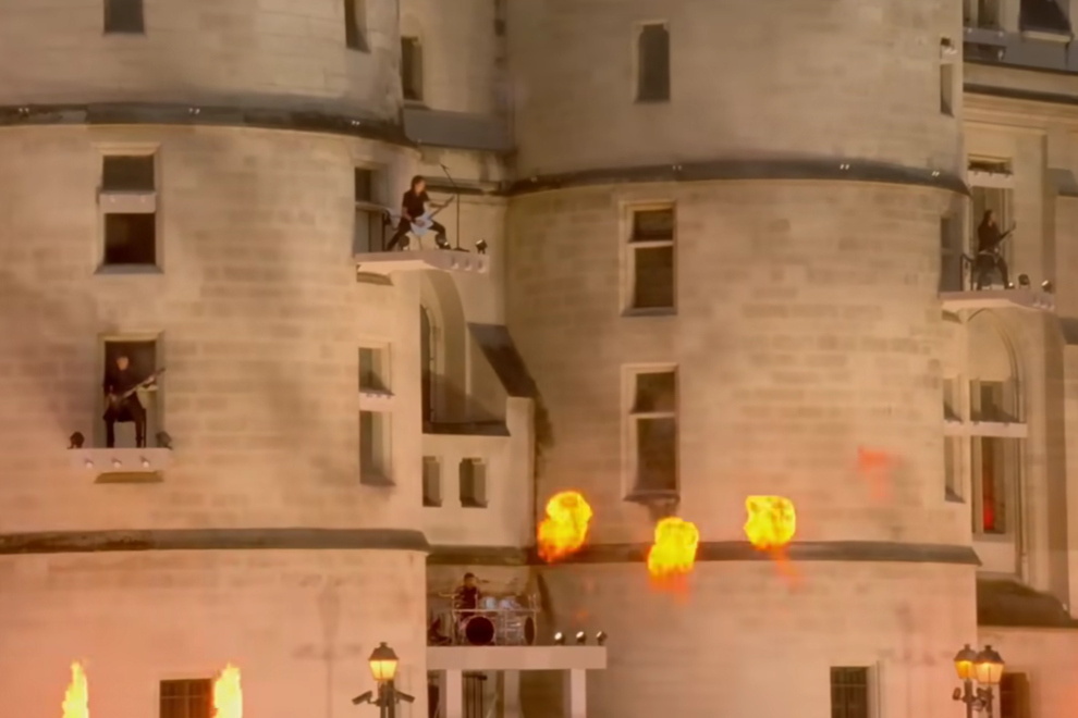 Gojira performing at the Olympics Opening Ceremony