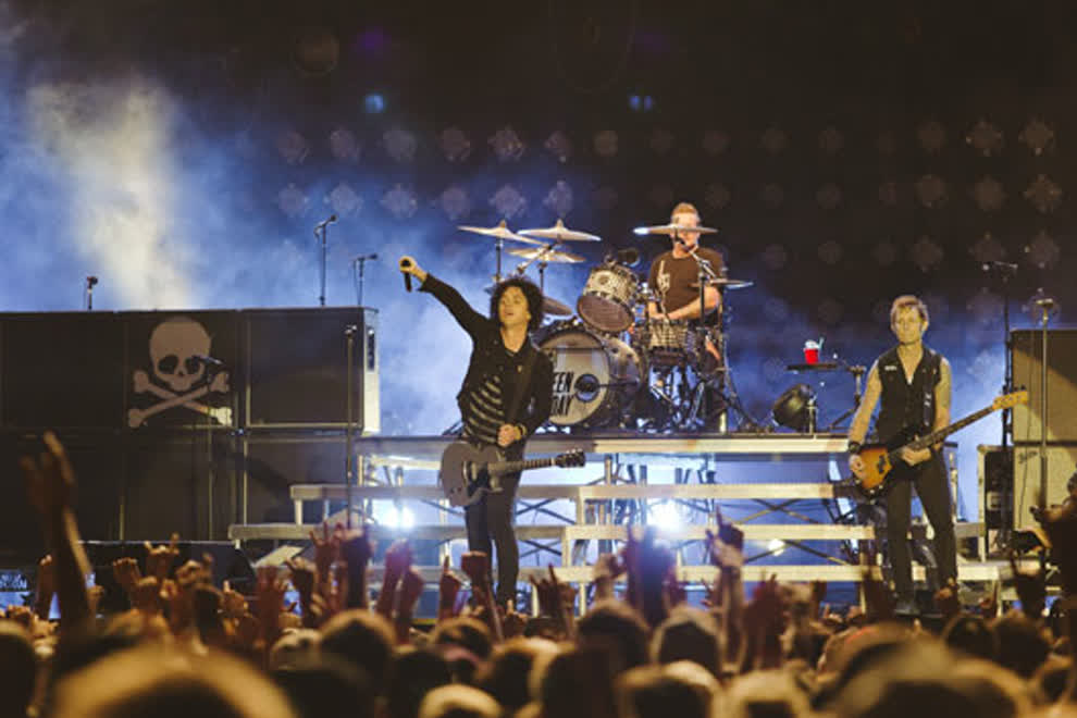 Green Day at Soundwave 2014. Photo by Court McAllister