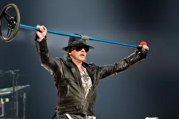 Axl Rose performing in Sydney, 2013. Pic by Josh Groom.