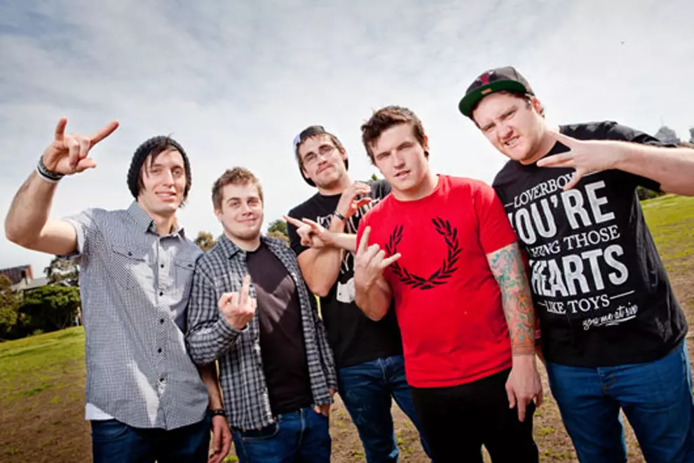 An ealier Heroes For Hire line-up. Brad Smith far right.