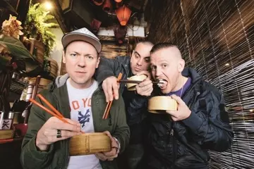 Hilltop Hoods. Pic by Cole Bennetts.