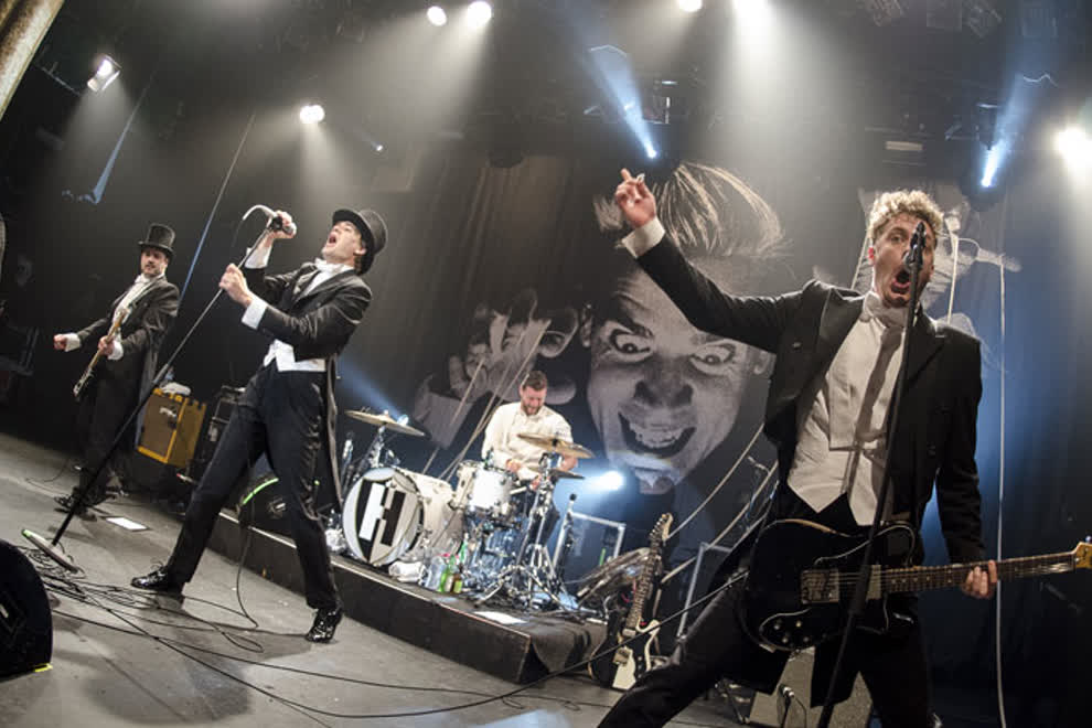 The Hives in Brisabne last year. Pic by Stephen Booth