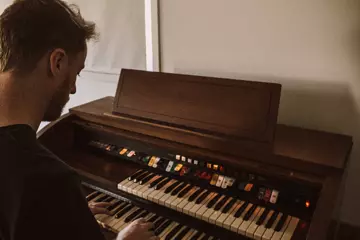 Ryan Henderson from 'Hollow Coves' works on a production