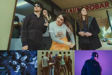 Clockwise: Tired Lion, Carmouflage Rose, WAAX, In Hearts Wake