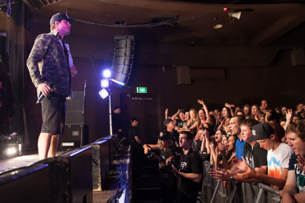 Melbourne rapper Illy at The Hi-Fi earlier this month
