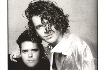 INXS' Michael Hutchence and Andrew Farriss