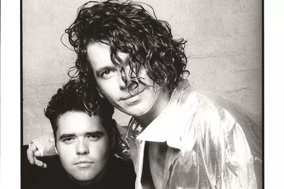 INXS' Michael Hutchence and Andrew Farriss