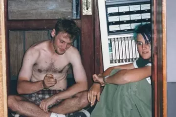 Brett and Vanessa of Jebediah. Pic by Chris Daymond.