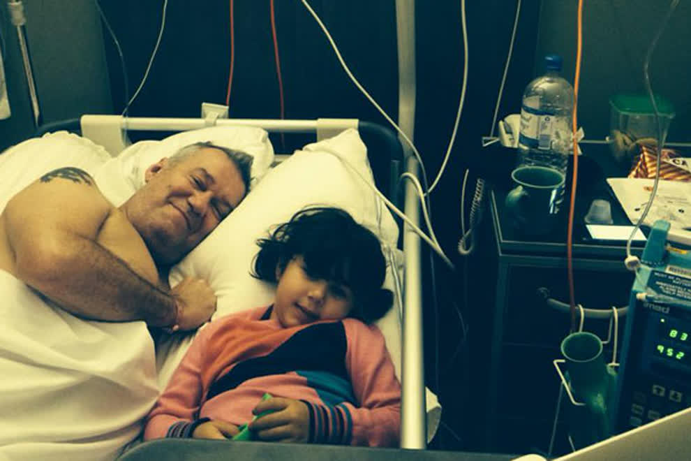 Jimmy Barnes and granddaughter Ruby. Pic from Facebook