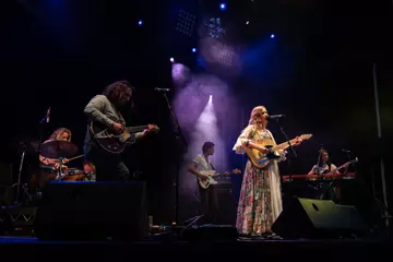 Julia Jacklin @ Zoo Twilights. Photo by Renee Coster.
