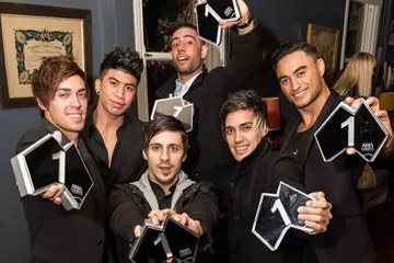 Justice Crew celebrate their #1